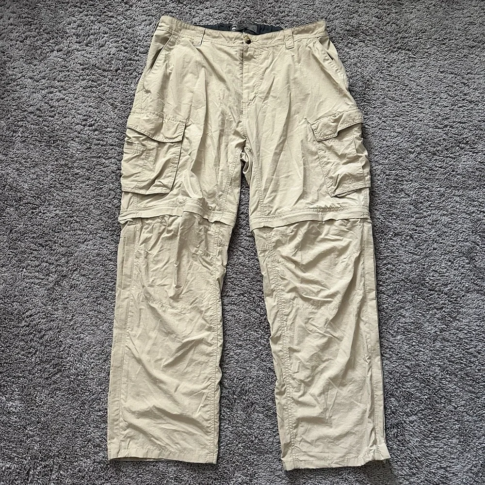 REI‎ Co-Op Men's Convertible Hiking Pants XL-30L Outdoor Trail Zip Off